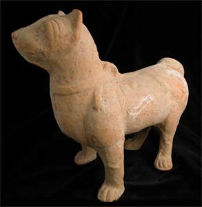 Han Terracotta in the form of a dog